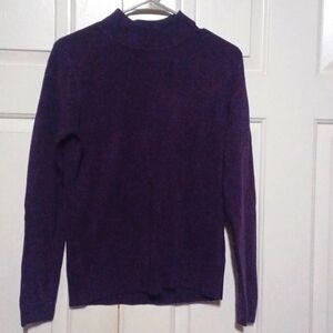 Sag Harbor  osm purple sweater women  medium?